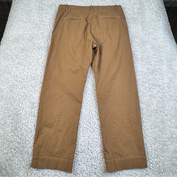Nili Lotan Tomboy Pant. Button Fly. Brown. Size 4 - Picture 3 of 16
